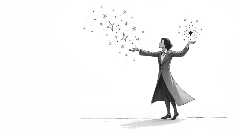 The Magician brand archetype illustration