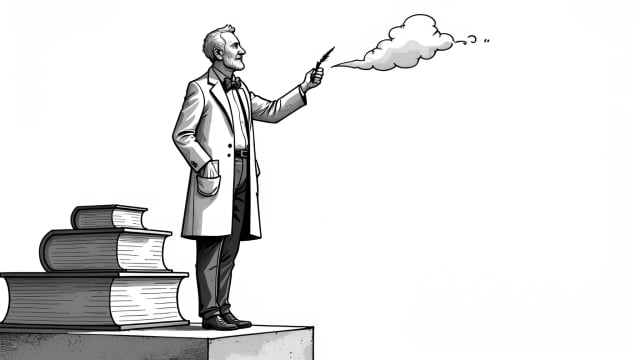 The Sage brand archetype illustration