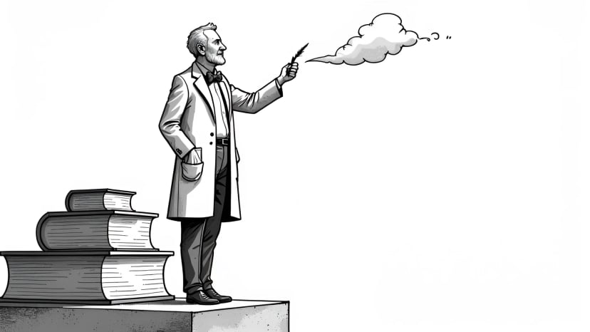 The Sage brand archetype illustration